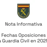 Fechas Oposiciones a Guardia Civil en 2025: Calendario Oficial y Proceso de Inscripción